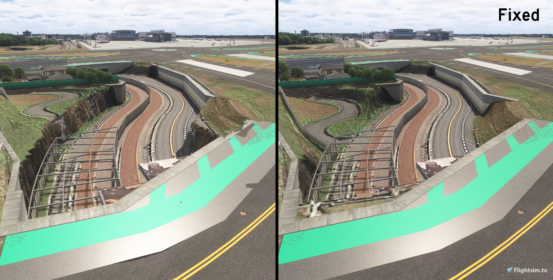 RJAA Narita International Airport Drzewiecki Design Terrain fixes - Image 1