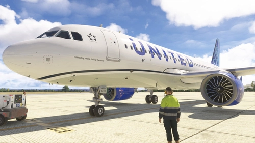 United Airlines Airbus A320-211 Neo (Globe / Evo Blue Livery)