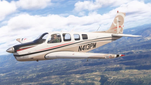 N413PM / Dynamic Registration / Black Square Bonanza Pro (All Variants)