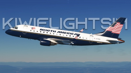 North American (Fictional) | FlightSim Studio E-Jets 170 [8K]