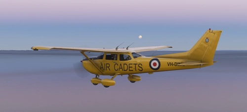 Air Cadets VH-DIN “Yellow Peril” – Asobo C172 G1000