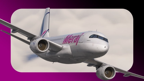 Fenix A319[CFM] | Meraj Airlines EP-SSP HiRes