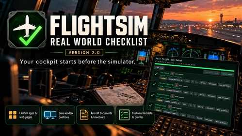 Flight-Sim Real World Checklist