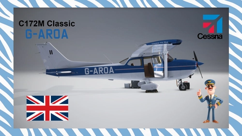 Bagolu Cessna 172M Classic 'G-AROA'