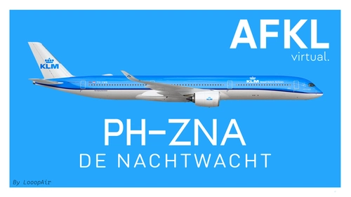 KLM A350 PH-ZNA | 8K | Inibuilds A350| AFKLVirtual