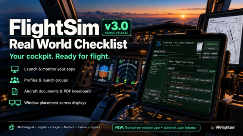 Flight-Sim Real World Checklist