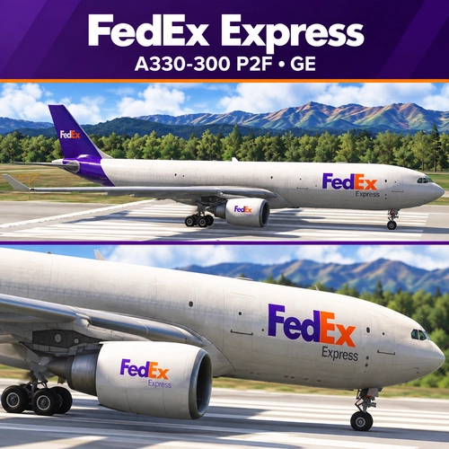 iniBuilds A330 -300 P2F Fedex Express [ GE, RR ]