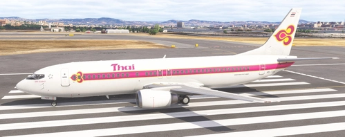 Thai Airways - CSS B737-400 - old & new Livery Pack