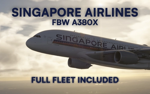 SIA A380X (Full Fleet Package)