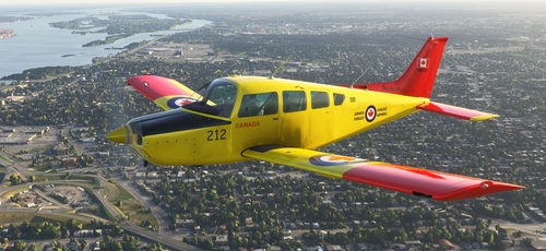 RCAF Beech C-24 Sierra of FlySimWare Native FS24