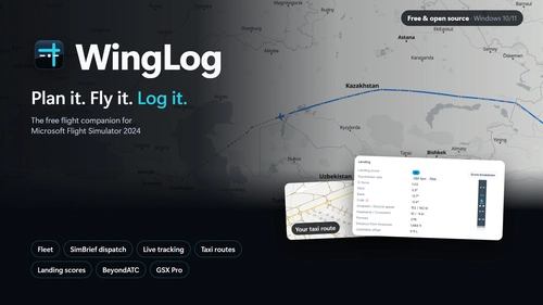WingLog - Flight Companion: Dispatch, Live Tracking, Logbook & Landing Scores