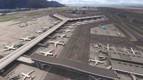 VHHH - WFScenery Hong Kong Layout for BATC