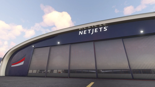 FSReborn Phenom 300E NetJets FBO Logo