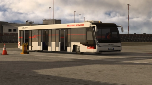 GSX Passenger Bus Repaint Aviation Services