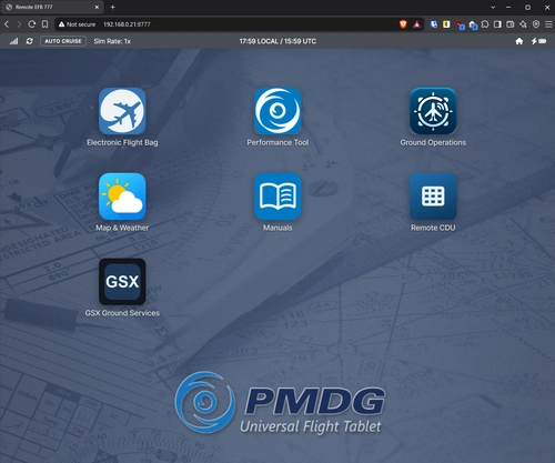 Remote EFB for PMDG 777