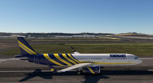 Fenix A321 IAE SL - Fenerbahçe Special Livery (TC-FNR) [8K]