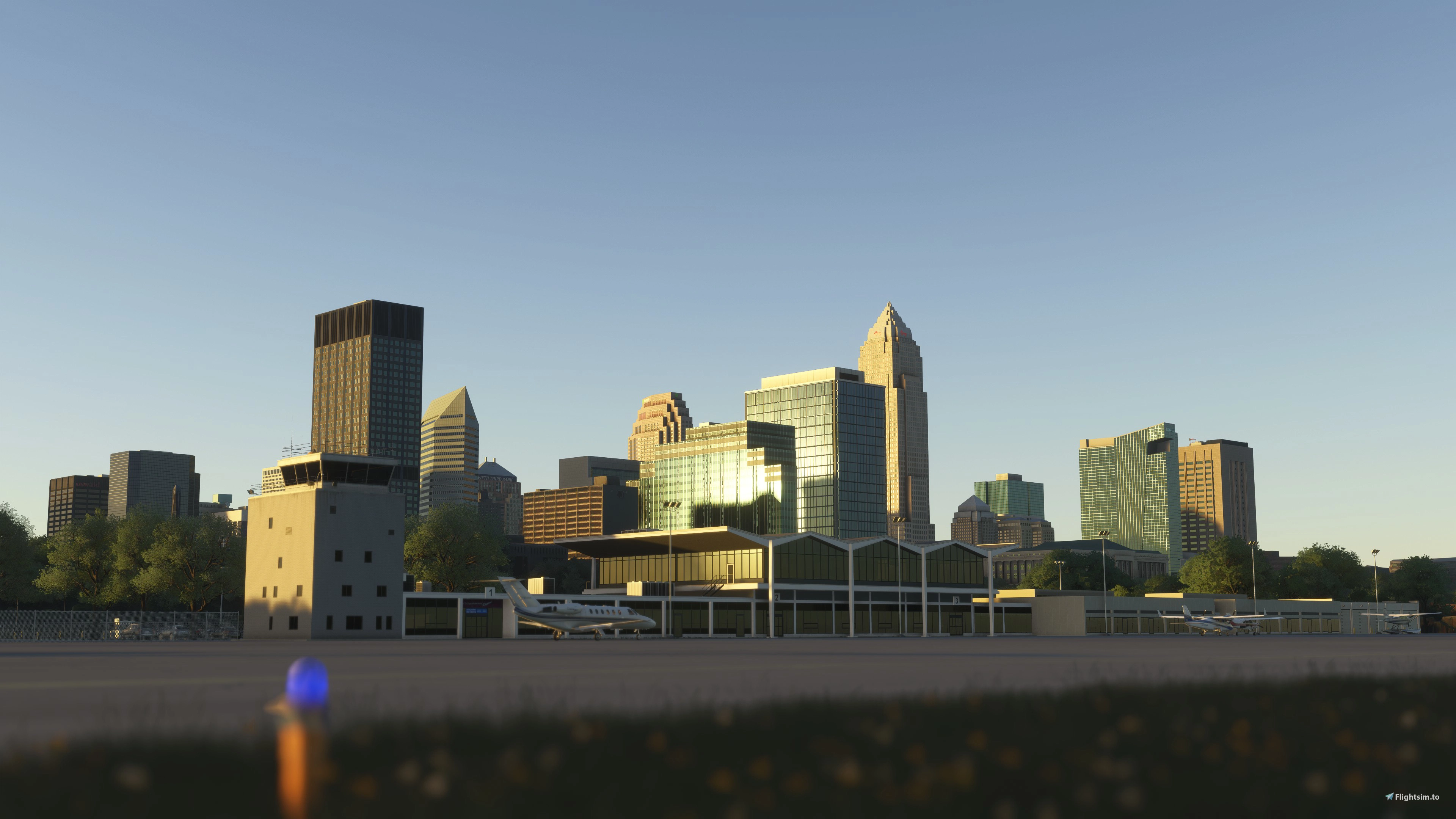 Cleveland City & KBKL Burke Lakefront Airport Bundle