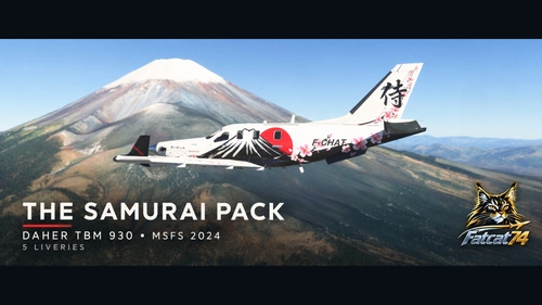 The Samurai Pack - Daher TBM 930 (5 Liveries)