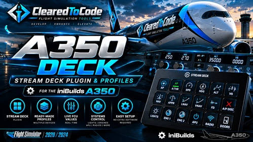 A350 Deck - Stream Deck Plugin & Profiles for the iniBuilds A350