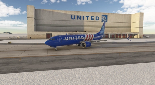United Airlines "Stars & Stripes" Livery N78285 – iFly 737 MAX 8 [Fictional]