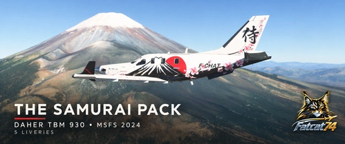 TBM 930 Samurai pack 5 liveries