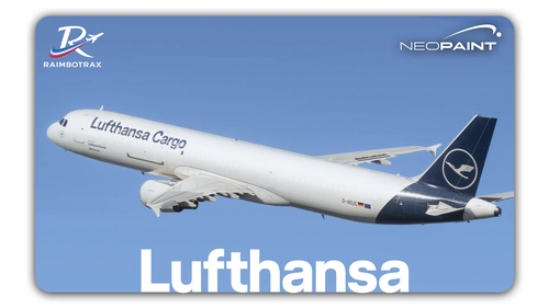 Airbus A321P2F Lufthansa Cargo D-AEUC [raimbotrax][EXTERIOR ONLY][NeoPaint]