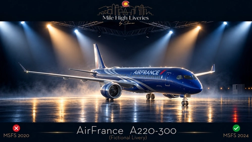 Air France (Fictional) A220-300 Livery