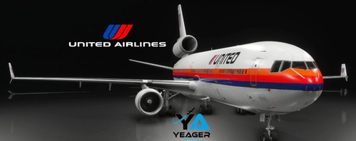 MD-11 United Airlines (Saul Bass) (Fictional)