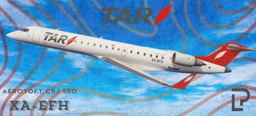 TAR Aerolíneas XA-EFH (Inspirado en ERJ-145 Real / High Fidelity) | Aerosoft CRJ-550