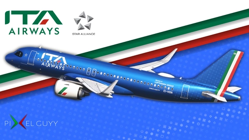 EI-HON (Star Alliance) | iniBuilds A320neo | Ita Airways | MSFS 2024 | 8K w/cabin, 3D custom objects