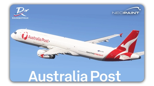 Airbus A321P2F Australia Post Qantas VH-XF5 [raimbotrax][EXTERIOR ONLY][NeoPaint]