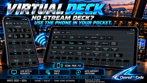 Virtual Deck - ClearedToCode decks on your phone or tablet