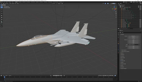 DC Design F-15 Paintkit for Blender