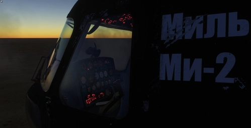 Digital Aeronautics Mi-2 - Cockpit Fixes (night-readable gauges, EFB mount hides)
