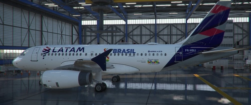 LatinVFR Airbus A319 LATAM Airlines PR-MBU (Conheça o Brasil: Voando)