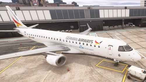 FlightSim Studio - E-Jets 190 - German Airways - D-AGMP