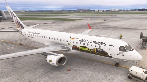 FlightSim Studio - E-Jets 190 - German Airways - D-AMWO "DTM"