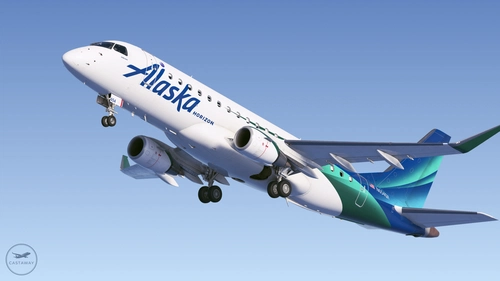 Alaska Airlines (Op. by Horizon Air) (N654QX - Fictional) [Embraer E175]