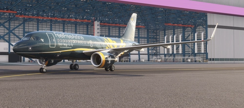 FeelFreeAirline Airbus A319 D-AFFD Ikarus Edition