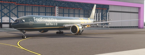 FeelFreeAirline Boeing B777-300ER D-AFFE