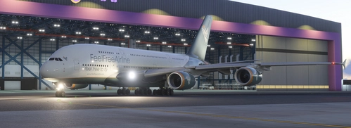 FeelFreeAirline Airbus A380 D-AFFA