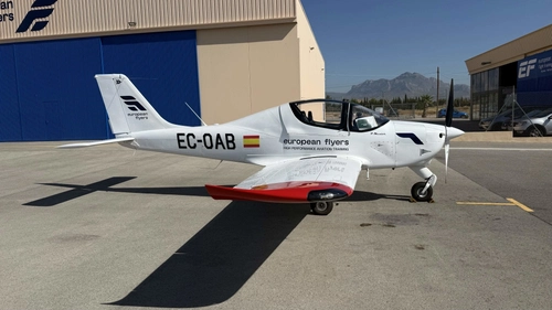 AeroSachs Tecnam P-Mentor with EC-OAB livery