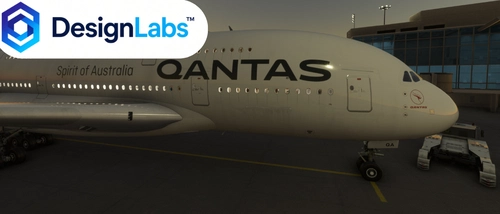 Qantas FBW A380 DesignLabs