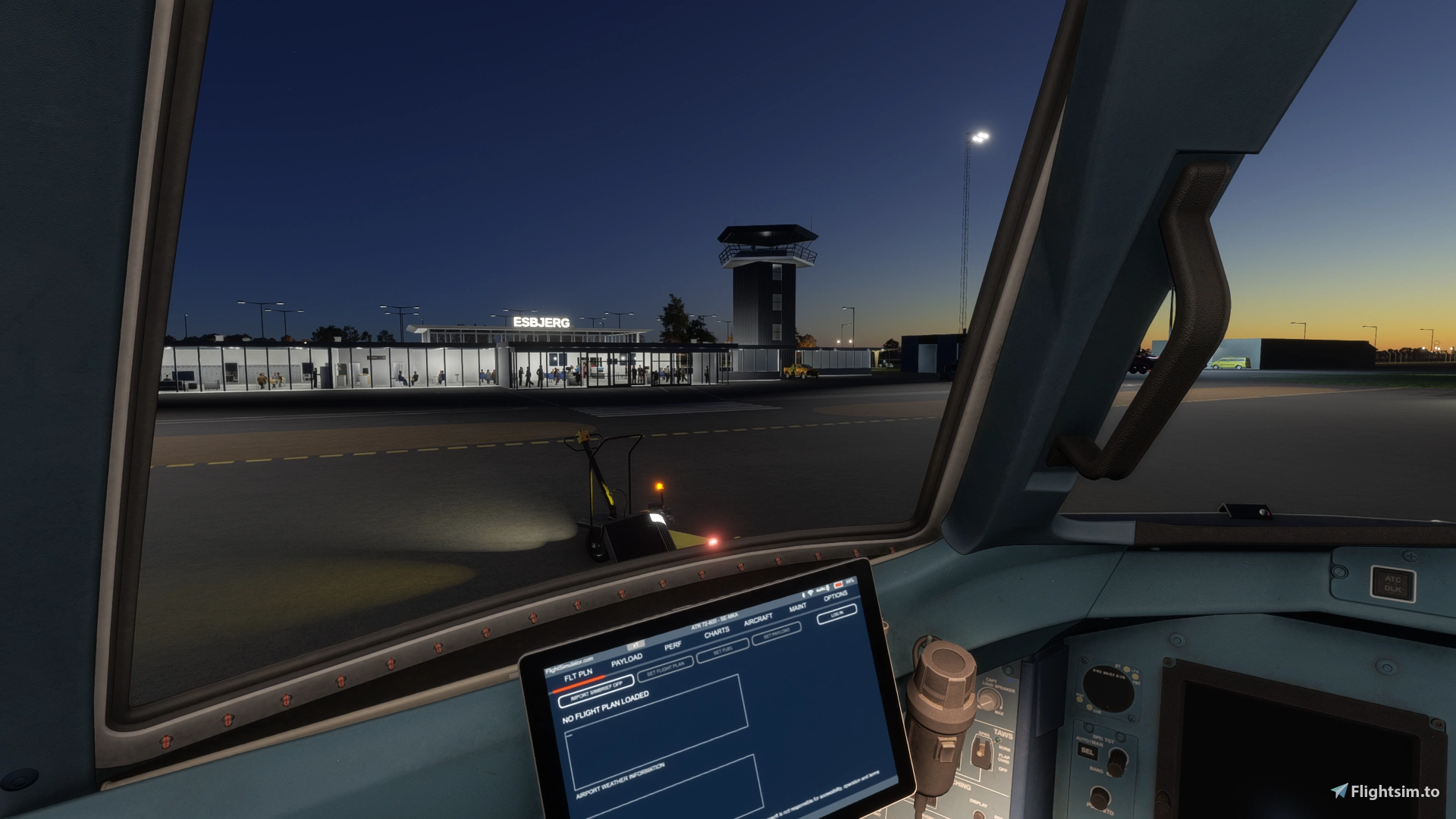 EKEB Esbjerg Airport scenery for MSFS 2024