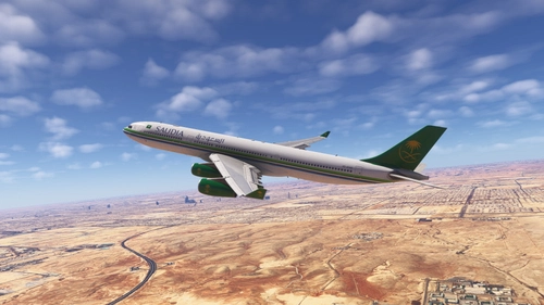 iniBuilds A340-300 | Saudia Airlines | Fictional (New Livery) | Requested