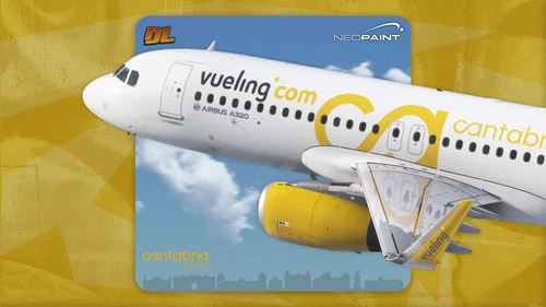 Vueling 'Cantabria Infinita' EC-MJB w/cabin | Fenix A320
