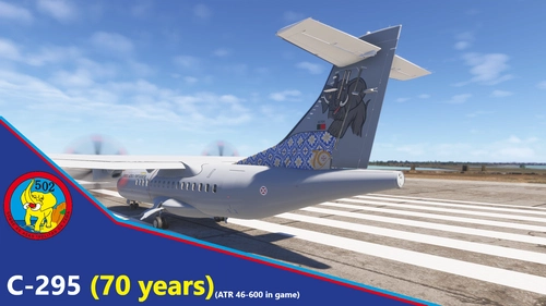 FAP | Portuguese Air Force | C-295 (ATR 42 in game) 16704 (70 Years Elefantes) | Asobo ATR 42-600