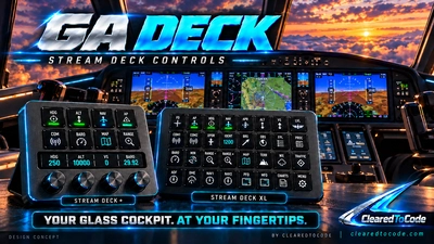 GA Deck – Universal General Aviation Stream Deck plugin with custom keys & dials (no SPAD)