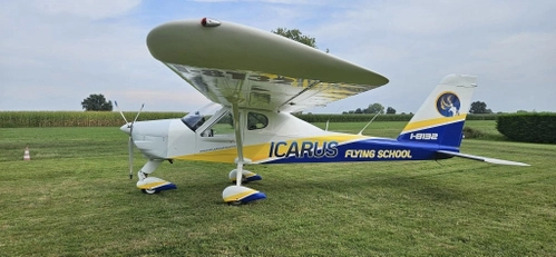 AeroSachs Tecnam P92 Echo with I-8132 livery