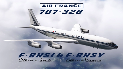 Air France B707-328 F-BHSI & F-BHSV